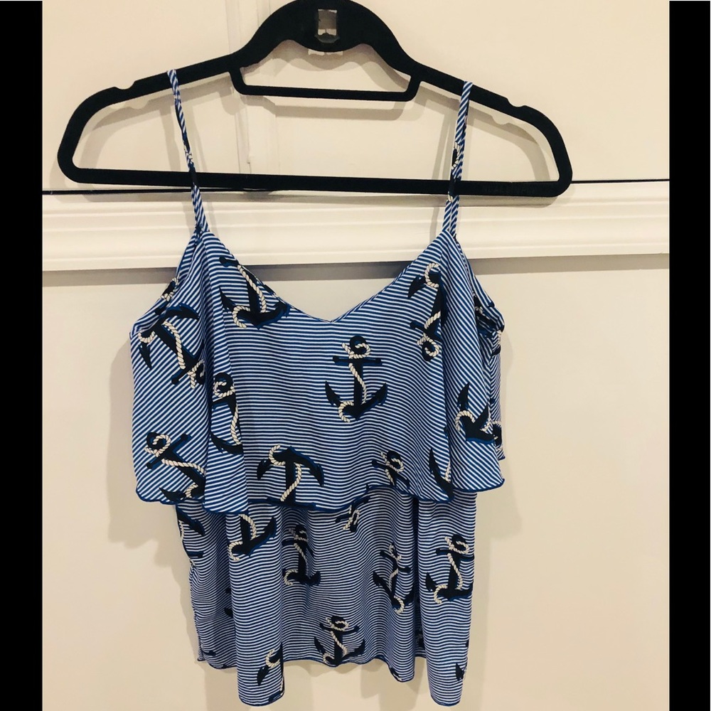 Nautical Anchor tank top